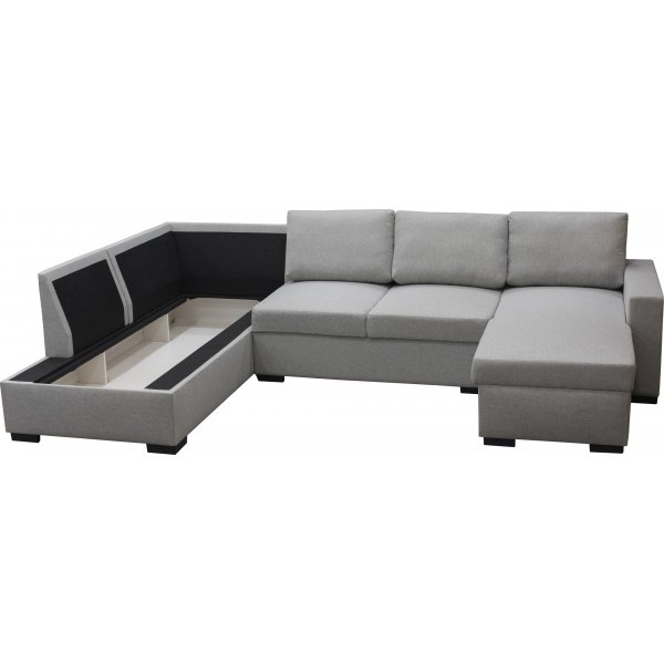 Sofa 309 cm lys grå - Solna Sofa 309 cm lys grå - Solna