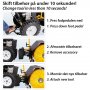 Kombimaskin 212 cc med sopvals - 230 V-elstart