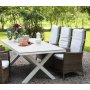 Matgruppe Milan - Bord & 6 Stoler