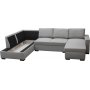 U-sofa Solna med oppbevaring - 309 cm - lys grå U-sofa Solna med oppbevaring - 309 cm - lys grå