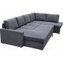 Sovesofa U-modell m�rkegr� - T�rn�