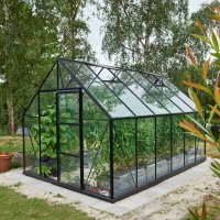 Drivhus Universal - Antracit med herdet glass 9,9 m² Drivhus Universal - Antracit med herdet glass 9,9 m²