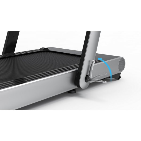 Sammenleggbar tredemølle med makshastighet 17 km/h - Sølv Sammenleggbar tredemølle med makshastighet 17 km/h - Sølv