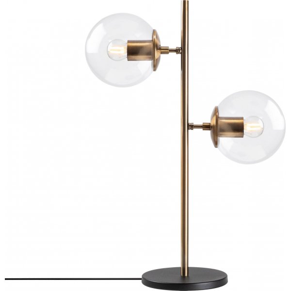 Fasettbordlampe klar - Vintage