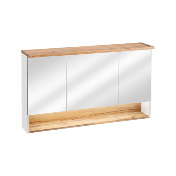 Speilskap med LED-belysning Bahama 843 - hvit