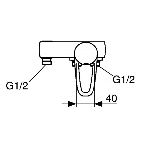 FM Mattsson ett-grepsbatteri, 9000 Krom - 9141-0000