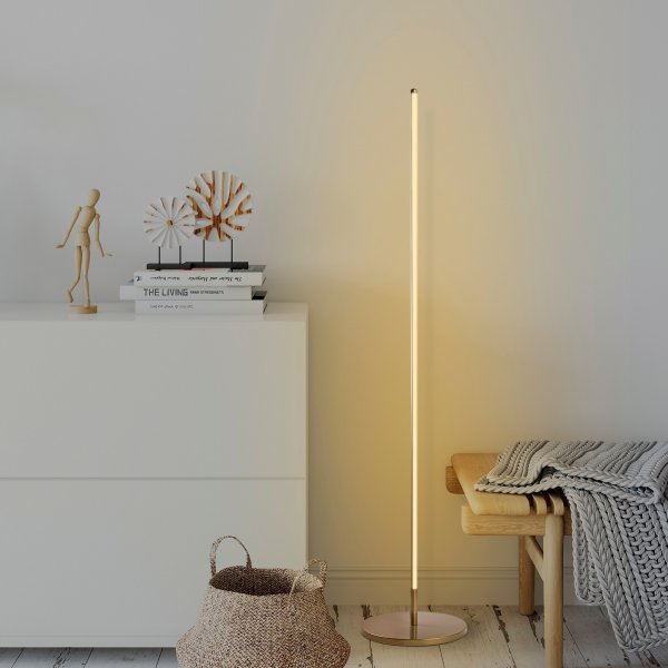 Eneste gulvlampe - Gull