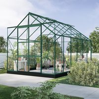 Drivhus Neptunus - Grønt 9,6 m² herdet glass Drivhus Neptunus - Grønt 9,6 m² herdet glass