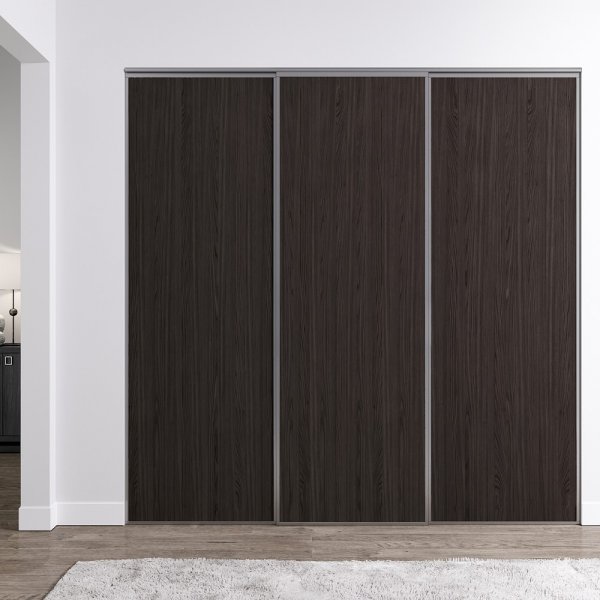 Venedig skyvedr for garderobeskap - 3 Drer - Panel - Valgfri farge