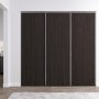Venedig skyvedr for garderobeskap - 3 Drer - Panel - Valgfri farge