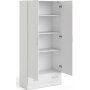 Hvit Space-garderobe, 80 cm bred og 170,5 cm høy Hvit Space-garderobe, 80 cm bred og 170,5 cm høy