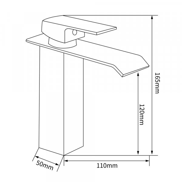 Servantbatteri Orchid - Krom