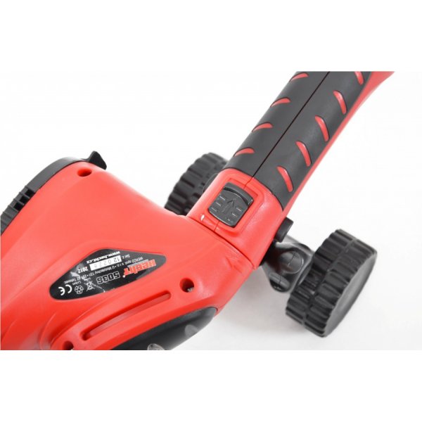 Batteridrevet gresstrimmer med teleskophndtak