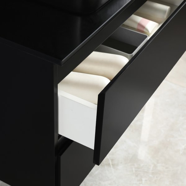 Toalett 80 cm | Med servant i svart design | Nimbus Toalett 80 cm | Med servant i svart design | Nimbus