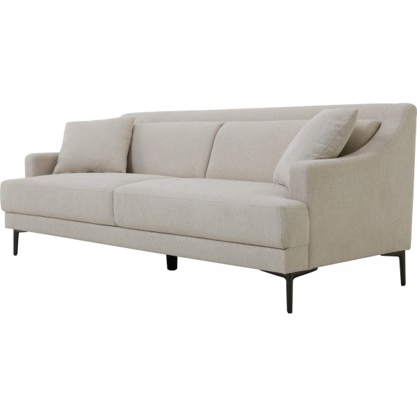 Sofa 3-seter beige moderne - Hanna Sofa 3-seter beige moderne - Hanna