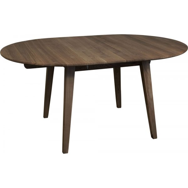 Spisebord Genova uttrekkbart 110-160x110 cm brunoljet eik