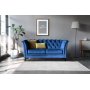 Sofa 2-seter Chesterfield blå - Milton Sofa 2-seter Chesterfield blå - Milton