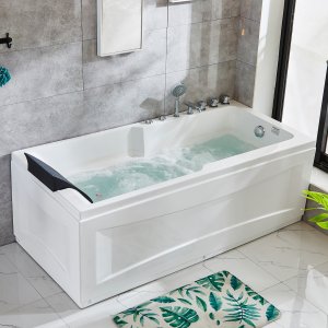 Boblebadekar 170x80cm | Isolerende akryl av høy kvalitet | BK-001 Venstre Boblebadekar 170x80cm | Isolerende akryl av høy kvalitet | BK-001 Venstre