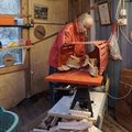 Kundebilde Elektrisk vedkløyver med lav arbeidshøyde - 7t
