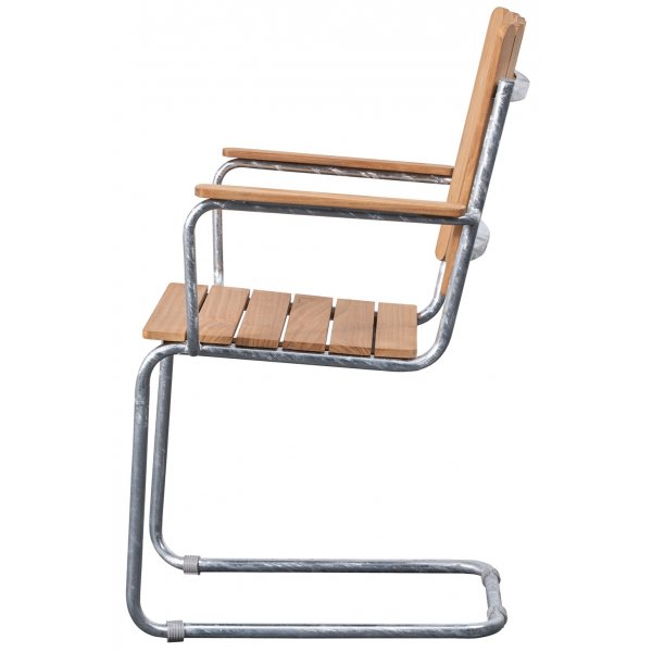 Utestoler stablebare lenestoler i teak med armlener - Möllan Utestoler stablebare lenestoler i teak med armlener - Möllan