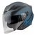 Hjelm til motorsykkel - blå og svart