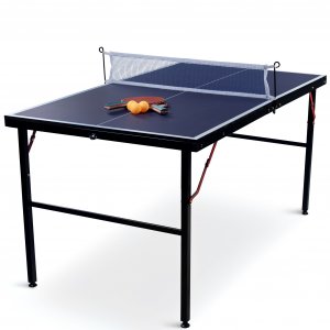 Mini-pingpongbord | 137x76 cm | Inkluderer nett, 2 racketer og baller | Sammenleggbar Mini-pingpongbord | 137x76 cm | Inkluderer nett, 2 racketer og baller | Sammenleggbar