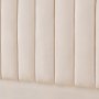 Sengegavl buet beige 180 x 125 cm - Laholm