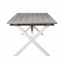 Utebord 220x100 cm Hvit/grå + Møbelpleie Utebord 220x100 cm Hvit/grå + Møbelpleie