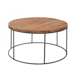Karla salongbord �90 cm - Tre metall