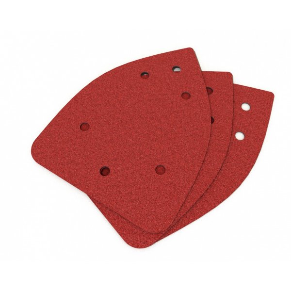 Sandpapir slipemaskin 10 stk 140 x 80 mm - Forskjellige korning