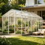 Drivhus Harmony Gardeney 8,7 m� frittst�ende aluminiums-polykarbonat