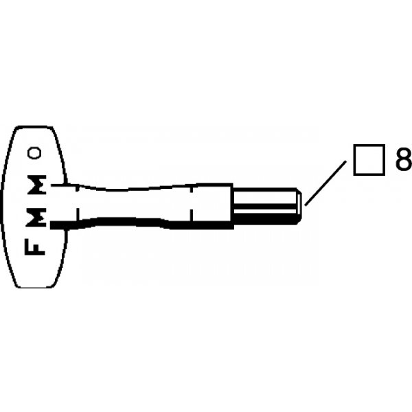 FM Mattsson nkkel av forkrommet messing (tidligere aluminium)