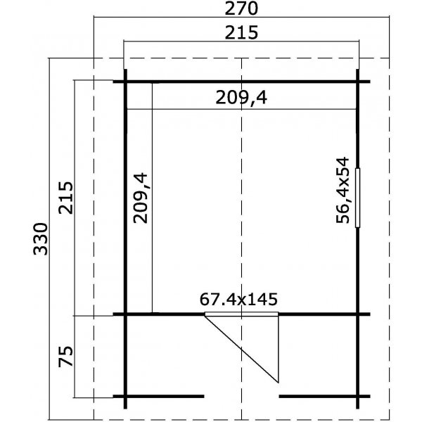 Lekehus Liam - 5,5 m�