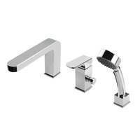 Azalia 3-hulls badekarsblander - Krom Azalia 3-hulls badekarsblander - Krom