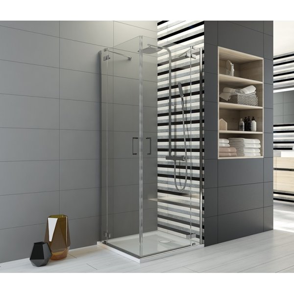 Dusjhjrne Free Line II - 6mm glass (utadgende todrs)