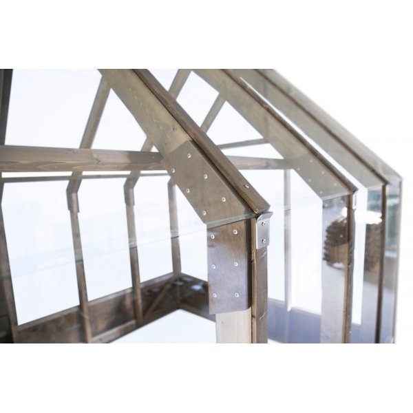 Drivhus Ophelia i tre - 11 m² + Drivhusrengjøring Drivhus Ophelia i tre - 11 m² + Drivhusrengjøring