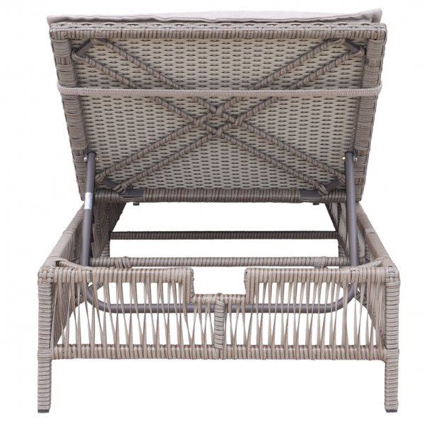 Justerbar solseng i naturlig rotting 198 cm - Utem�bler