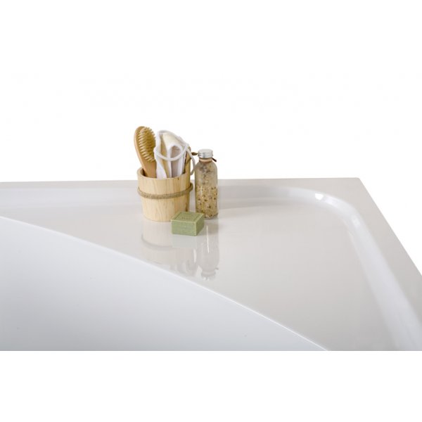 Assymtrisk venstremontert hjørnebadekar - serien | Dybde 45 cm Assymtrisk venstremontert hjørnebadekar - serien | Dybde 45 cm