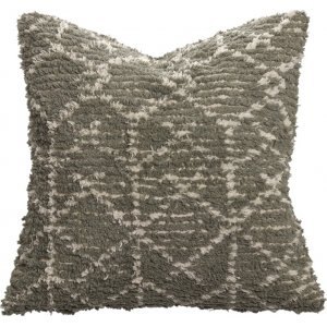 Rune putetrekk 50 x 50 cm - Gr�nn/Creme