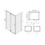 Free Line Free Line II - 6mm glass (Square mbelpakke eller rektangulr)