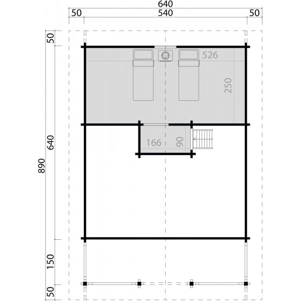 Feriehus Ivar C - 36,9 m² Feriehus Ivar C - 36,9 m²
