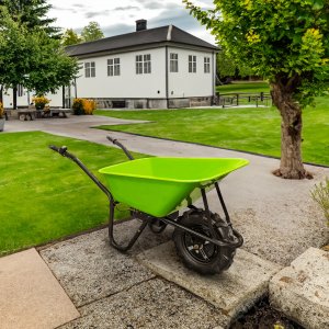 Elektrisk trillebår 550W | 150 kg lastekapasitet Elektrisk trillebår 550W | 150 kg lastekapasitet
