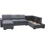 U-sofa Solna vendbar - 309 cm - mørkegrå U-sofa Solna vendbar - 309 cm - mørkegrå
