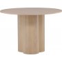 Spisebord rundt 110 cm hvitvasket - Olivia Spisebord rundt 110 cm hvitvasket - Olivia