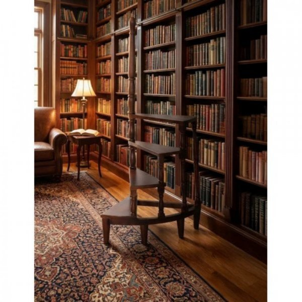 Engelsk bibliotekstige mahogni - Felix