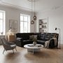 Hjørnesofa svart kunstskinn 5-seters - Beijing Hjørnesofa svart kunstskinn 5-seters - Beijing