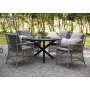 Utebord Scottsdale Ø112 cm - svartglasert furu Utebord Scottsdale Ø112 cm - svartglasert furu