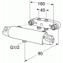 Gustavsberg Nautic 160/40 cc termostat