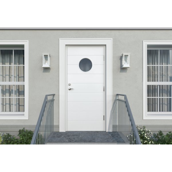 Patricia ytterdr med vindu + Karmskruepakke