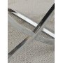 Stol med kromben - beige fl�yel - Luksus